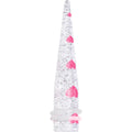 Clear Acrylic Glitter Pink Heart Confetti Taper 8G to 16mm