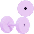Sweet Pastel Purple Screw Fit Tunnel Plug Set 16G to 19mm
