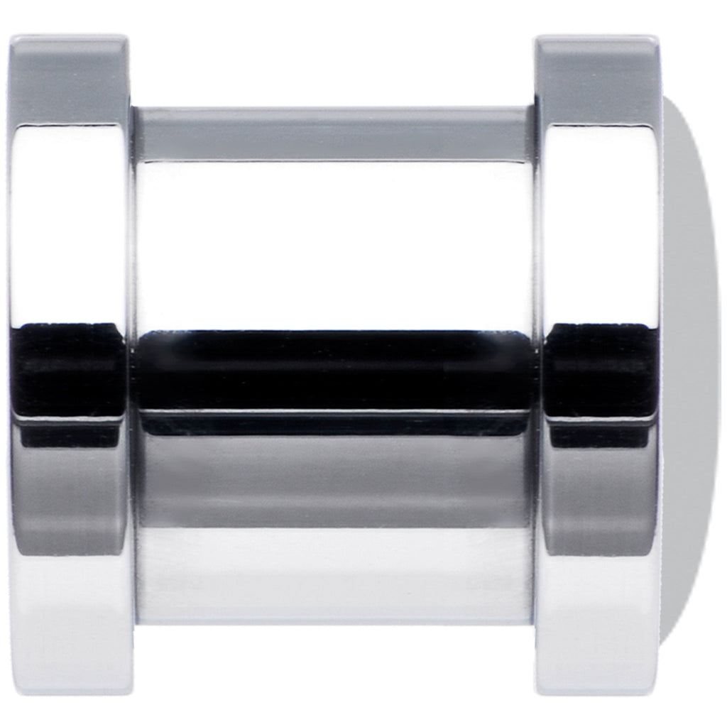 Black White Owl Steel Screw Fit Plug Set 2G